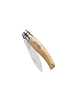 Нож Opinel №8 садовый, нержавеющая сталь, коробка, 133080