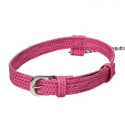 Розовый ошейник с поводком Tickle Me Pink Collar With Leash (Цвет: розовый)