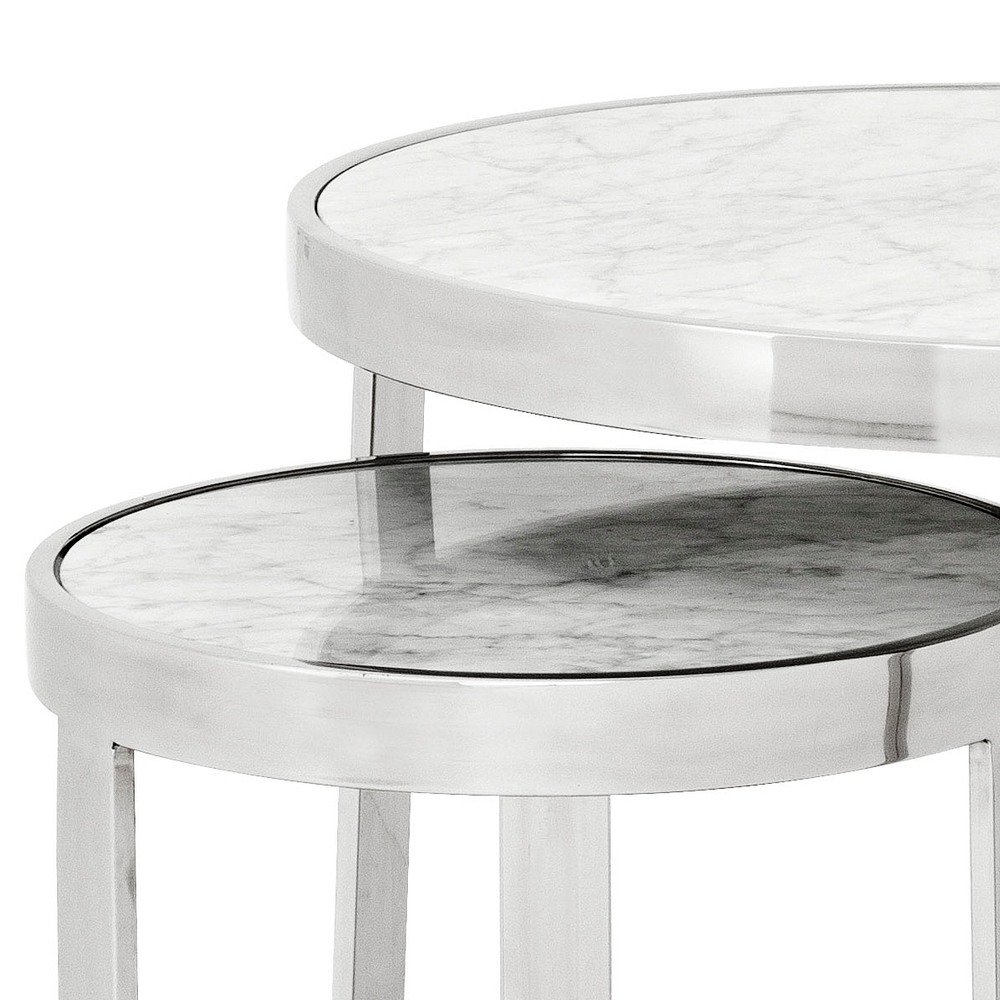 Приставной столик Side Table Fletcher set of 2 арт.108737