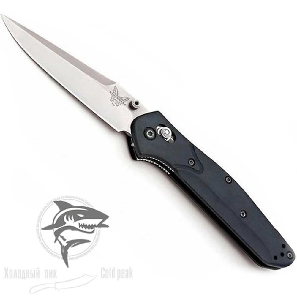Нож складной Benchmade Osborne, reverse tanto, axis, черная рукоять