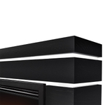 Каминокомплект: Очаг Electrolux EFP/P-3020LS N, портал Moderno 30 шпон чёрный дуб