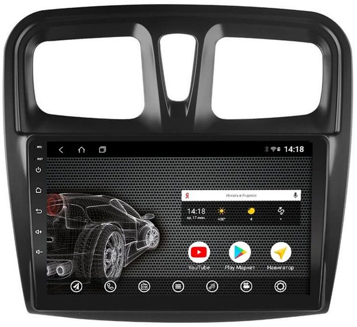 Магнитола для Renault Logan/Sandero 2014+ - AK534R9-MTK Android 10