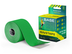 Кинезиотейп RaveTape BASE 5×5 — Зеленый (GREEN)