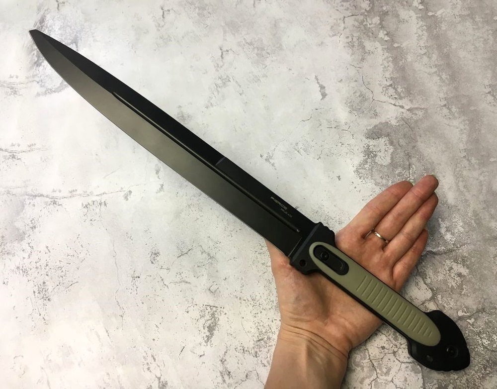 Нож кинжал цельномет. Fierce, Black PVD, Mr.Blade, сталь d2