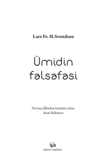 Ümidin fəlsəfəsi