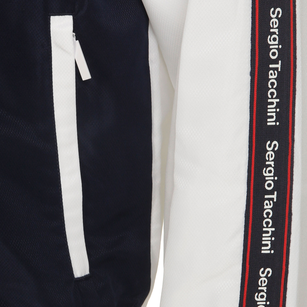 Мужские теннисные Костюмы Sergio Tacchini Meridiano Tracksuit Men - Dark Blue, White