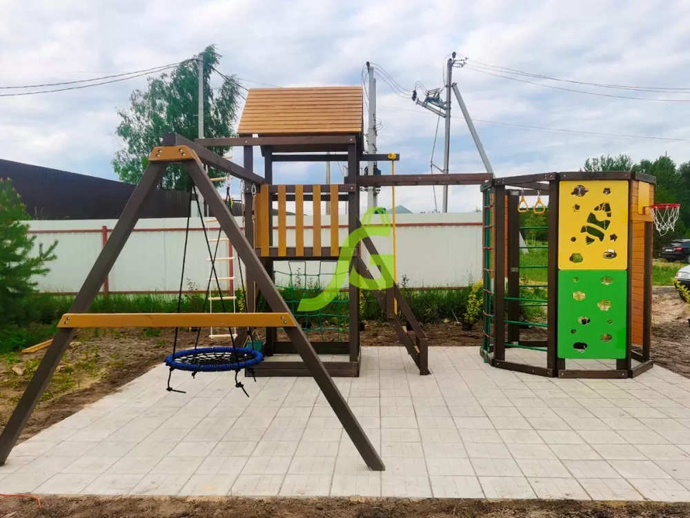 Детская площадка Панда Фани Грайд с воркаут