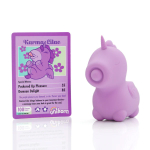 Фиолетовый клиторальный стимулятор 11см с функцией пульсации Unihorn Karma Lilac UNIKL