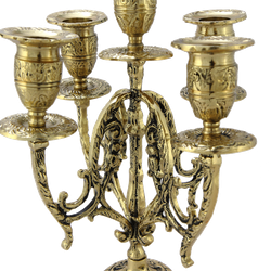 Bello De Bronze Канделябр Арте Нова 5-ти рожковый, золото