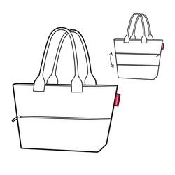 Сумка shopper e1 twist blue