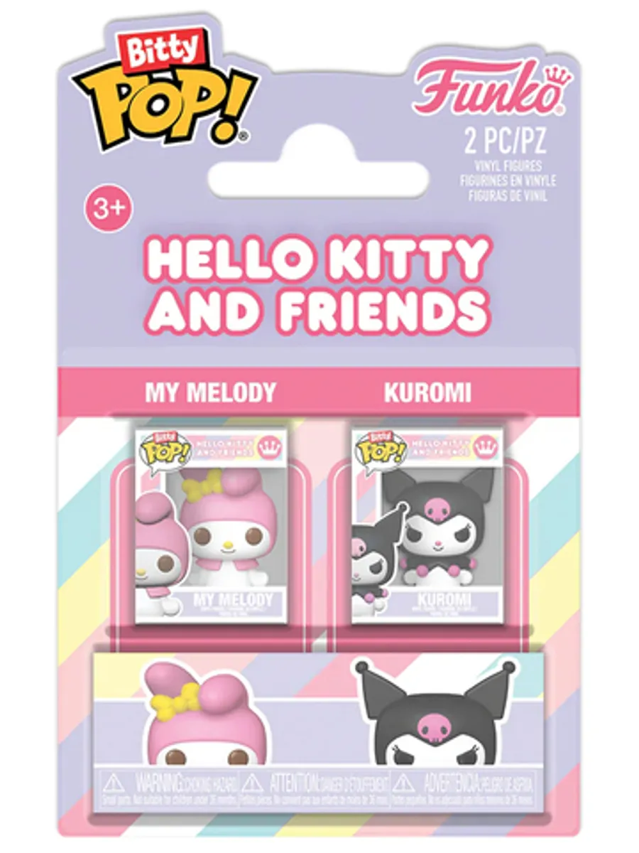Funko Bitty POP! Hello Kitty & Friends: My Melody and Kuromi (2 pack)