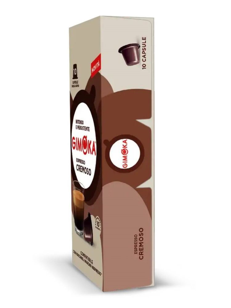 Кофе в капсулах Gimoka Cremoso, 5 упаковок по 10 шт