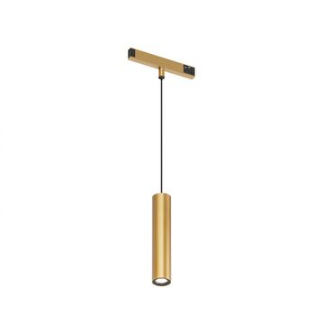 Одиночный подвесной светильник для трека 8W 2700-6000К DK4944-SB латунь SHINE PRIME SPOT Zigbee Denkirs