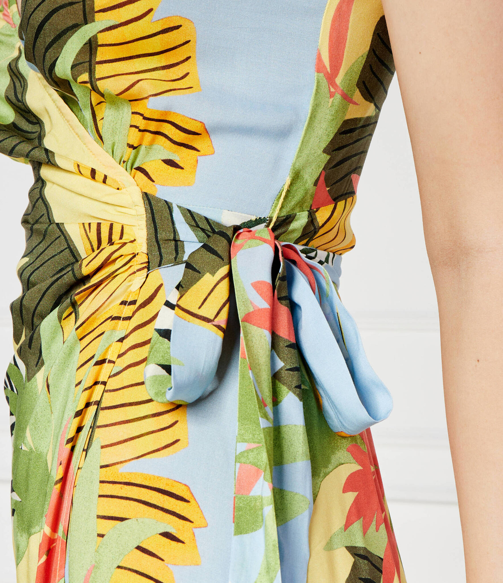 Платье TROPICAL LEAVE Desigual - разноцветная(24SWMW13)