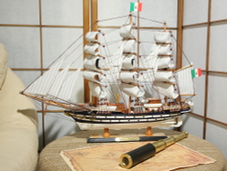 Модель парусника ''Amerigo Vespuccl''
