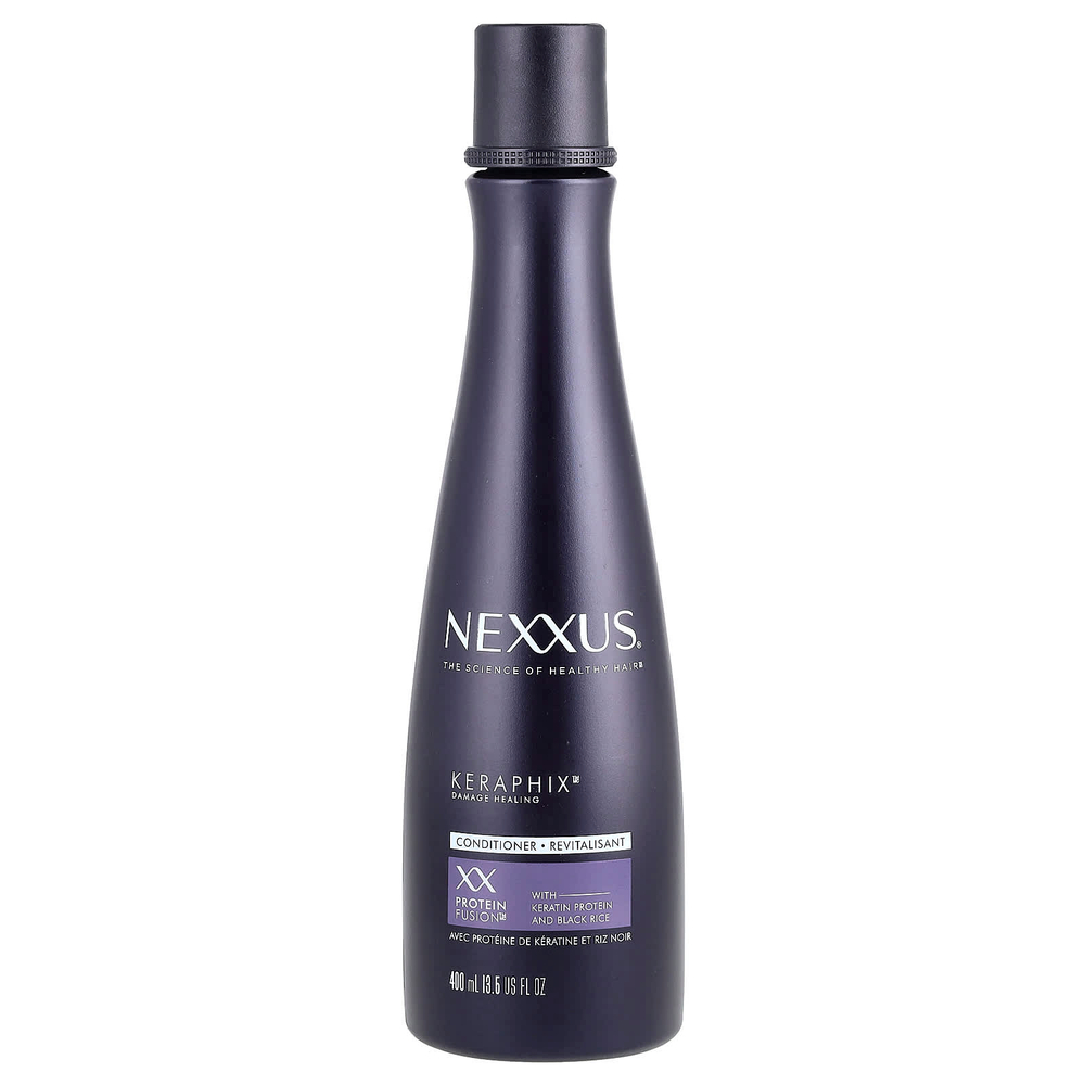 Nexxus, Keraphix ™ заживляющий кондиционер для повреждений, XX Protein Fushion ™ с кератином и черным рисом, 400 мл (13,5 жидк. Унции)