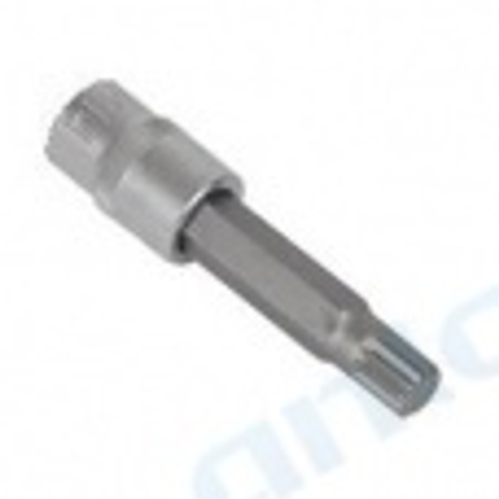 Головка с вставкой Spline 1/2" М16 L=100 мм с отверстием Professional