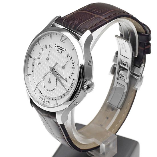 Мужские швейцарские часы Tissot Tradition T063.637.16.037.00 Perpetual Calendar