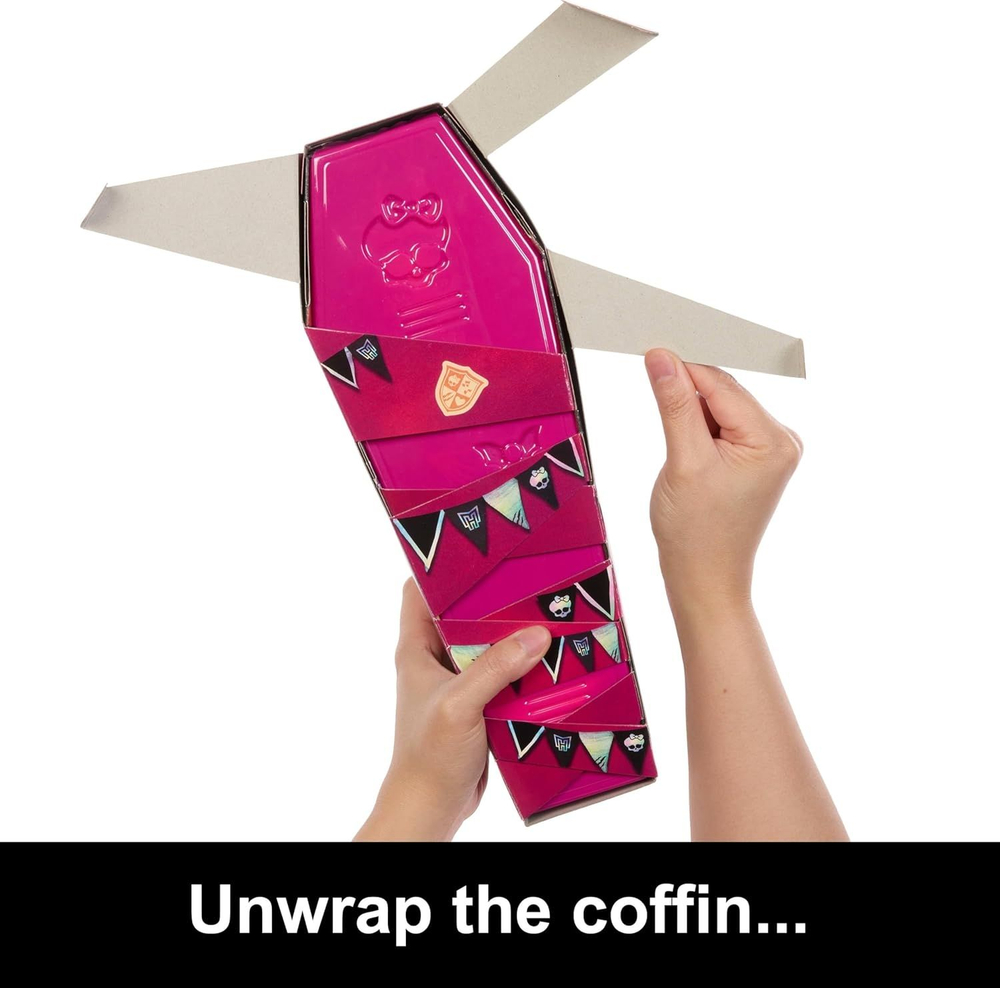 Кукла-сюрприз Monster high Cozy Creepover Mystery