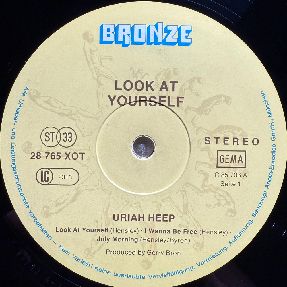 Uriah Heep ‎– Look At Yourself (Германия)