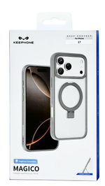 Накладка для i-Phone 17 Keephone Magico MagSnap серый