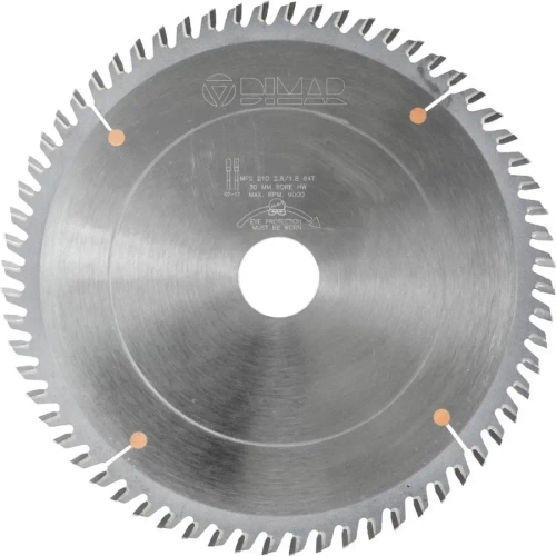 Пила для алюминиевых профилей D160x20x2,8 Z48 DIMAR 90202443