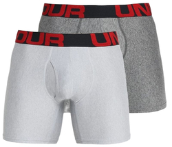 Мужские спортивные боксеры Under Armour UA Tech Boxerjock 3in. 2-Pack - серый