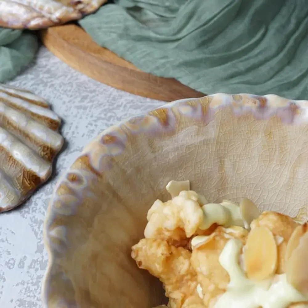Салатник 200 мл d 11,3 см h8 см емкость для закусок Pearl Coral Flower Frutti di Mare P.L. [4]