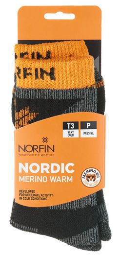 Носки Norfin T3P NORDIC MERINO WARM CREW р.(39-41) M