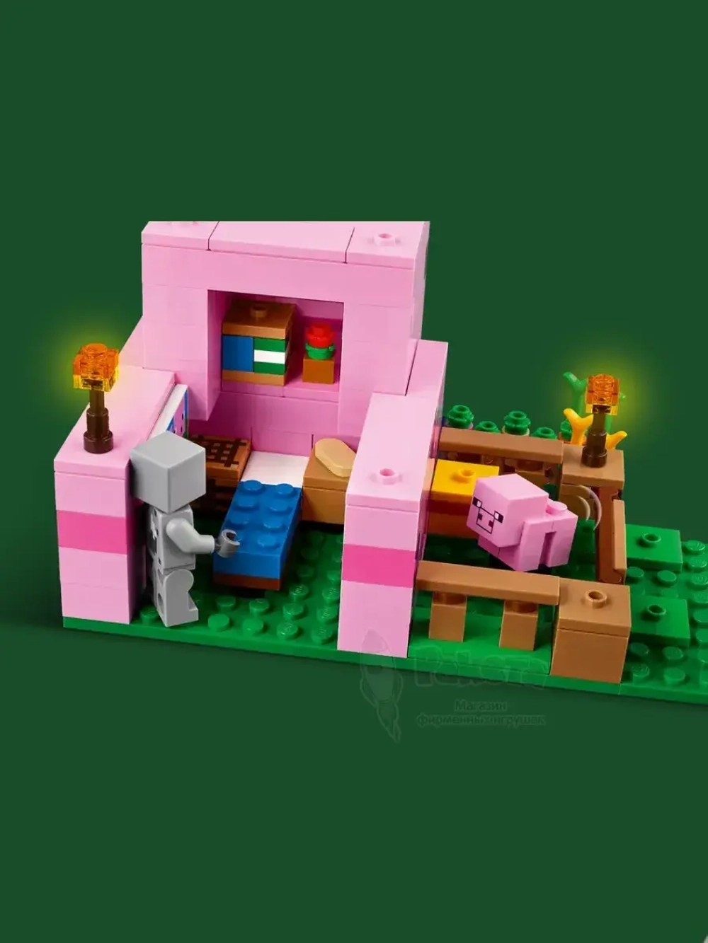Лего Майнкрафт Домик поросенка 21268 Minecraft