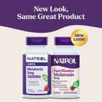 Natrol Melatonin Мелатонин, быстрорастворимые, клубника, 5 мг, 90 таблеток