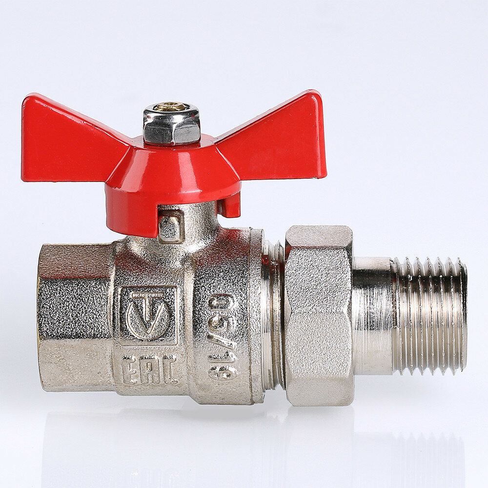 Кран шаровый VALTEC Base VT.227.N с накидной гайкой Ду 25 (1")
