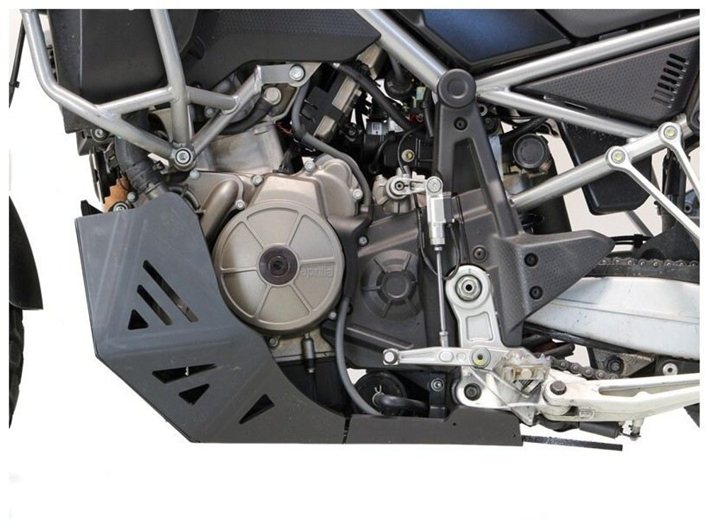AX1690_DPP AXP RACING ADVENTURE HDPE 8MM SKID PLATE BLK (TUAREG 660)