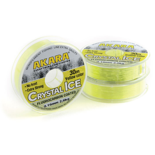 Леска Akara Crystal ICE Yellow 30 м 0,18