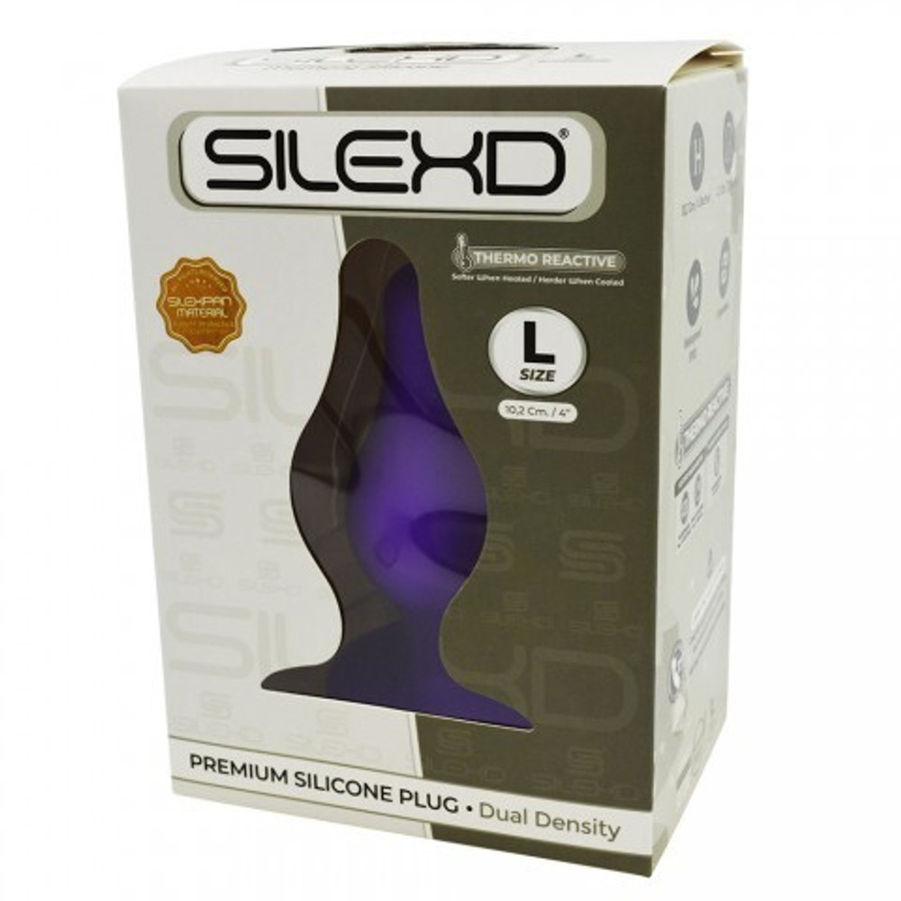 Анальный плаг Model 2 от SILEXD L фиолетовый
