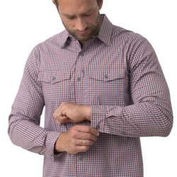 Рубашка Helikon-Tex Covert Concealed Carry Shirt Ozark Blue Plaid (L, Ozark Blue Plaid)