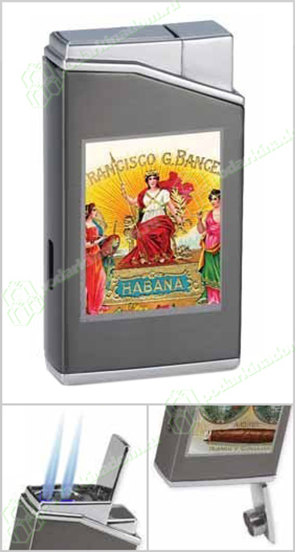 Зажигалка Lotus Cuban Vista CVCL130G