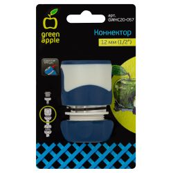 Коннектор GREEN APPLE GWHC20-057 для шланга 1/2 12 мм | GREEN APPLE