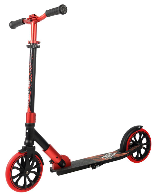 Самокат Tech Team Comfort  210R black/red 1/2 черный/красный
