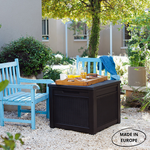 Мебель Сундук Keter для хранения Куб Rattan графит (208л)