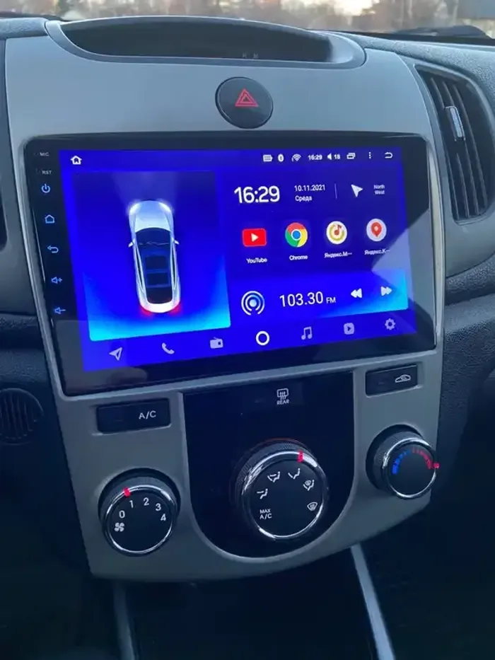 Магнитола для KIA Cerato 2 2008-2013 (кондиционер) - CanBox 9-147 Android 10, SIM-слот