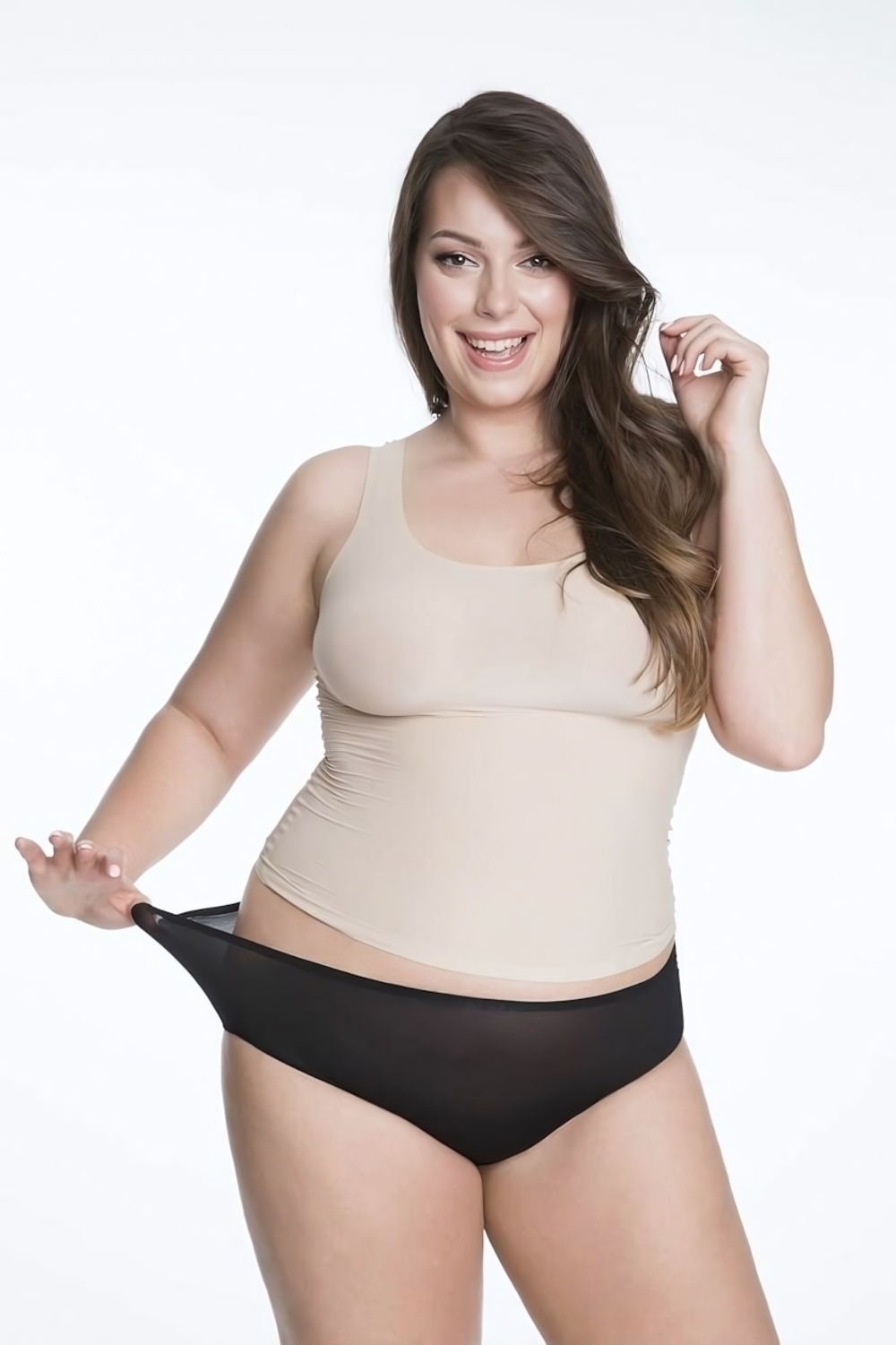 Трусики-слипы Flexi-One Maxi Plus Size (Размер: XL-4XL) (Цвет: телесный)