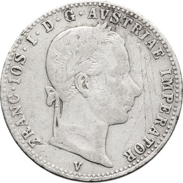 1/4 флорина 1859 Австрия