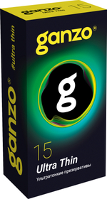 GANZO Презервативы 15 шт/упак. (Ultra thin / Ультратонкие) 6631GZ