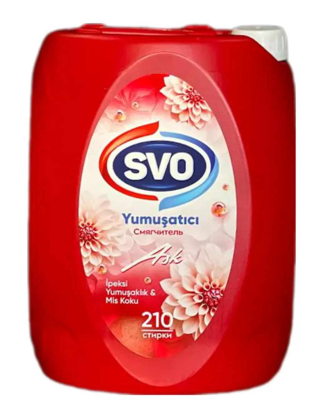 Смягчитель Svo 210 стирок красный Ask 5Л