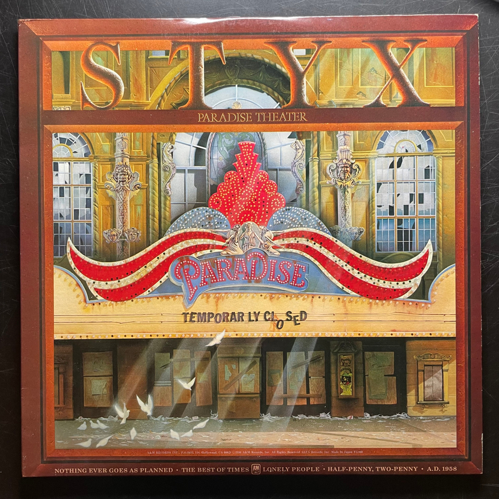 Styx ‎– Paradise Theatre (Япония 1981г.)