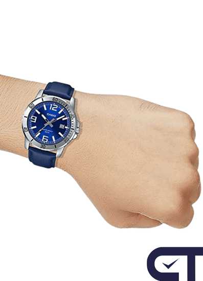 Casio MTP-VD01L-2B — мужские наручные часы