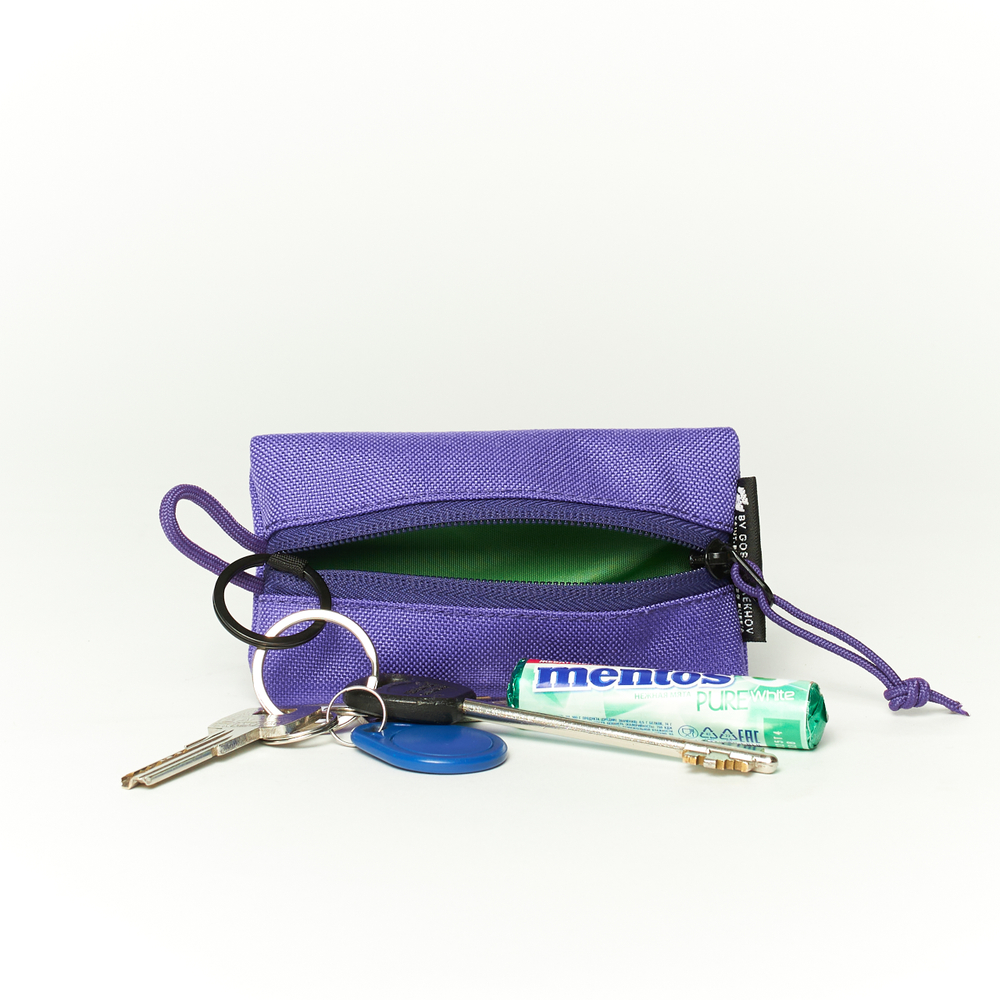Fabric Key Wallet фиолетовый