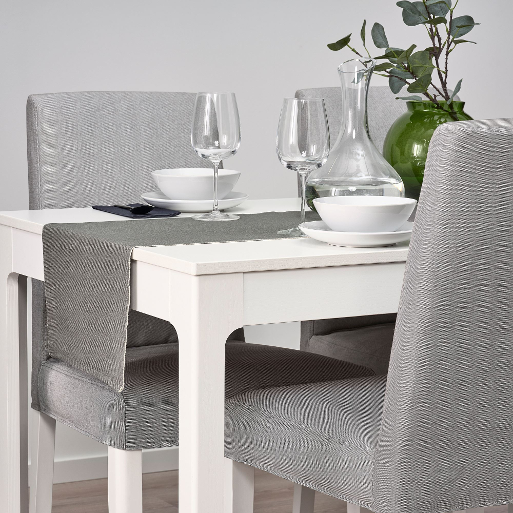 Дорожка на стол IKEA SVARTSENAP (СВАРТСЕНАП), Темно-серый, 35х130 см