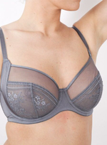 Бюстгальтер с мягкой кружевной чашкой Botanical Lace (Размер: 38F) (Цвет: пудровый)
